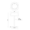 Kuzco Brilla TL68211 11 Inch LED Table Lamp 4