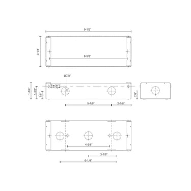 Kuzco Bristol ER9410-MBOX Interior Wall Box 2