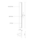 Kuzco Bute WS8324 24 Inch LED Wall Sconce 2