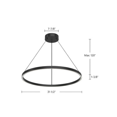 Kuzco Cerchio 32-in Pendant 6