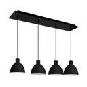 Kuzco Chroma 6-in 4 Head Multi Pendant 