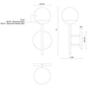 Kuzco Claremont EW78513 13 Inch LED Exterior Wall 6
