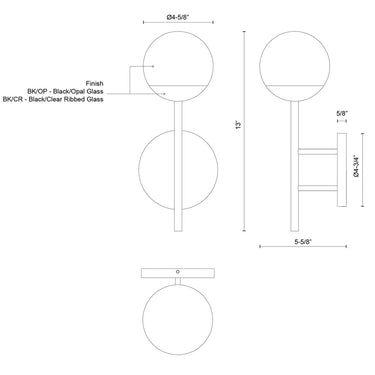 Kuzco Claremont EW78513 13 Inch LED Exterior Wall 6