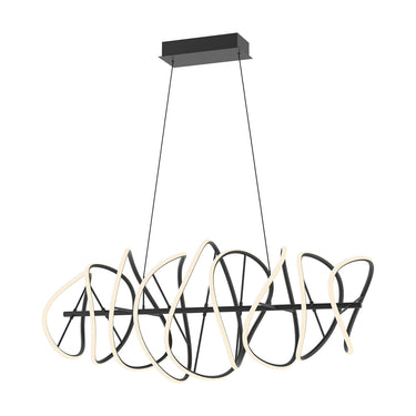 Kuzco Collide CH96442-BK-UNV-010 44 Inch LED Chandelier