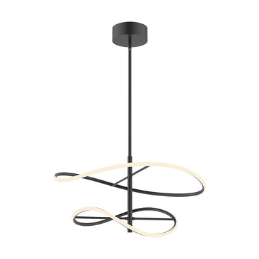 Kuzco Collide PD96424-BK-UNV 24 Inch LED Pendant