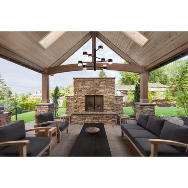 Kuzco Copenhagen EP48232-BK-UNV-010 24 Inch (4 Tier) LED Exterior Pendant 1