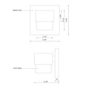 Kuzco Copenhagen EW48205-BK 5 Inch LED Exterior Wall Sconce 2