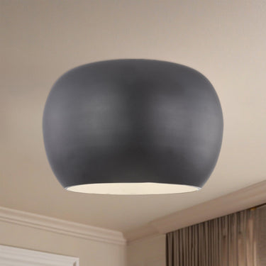 Kuzco Croft FM44614-BK/WH 14 Inch LED Flush Mount 4