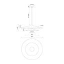 Kuzco Cruz PD22907 24 Inch LED Pendant 6