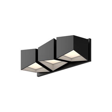 Kuzco Cubix VL31218-BK/WH 18 Inch LED Vanity Light
