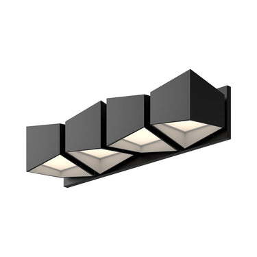 Kuzco Cubix VL31224-BK/WH 24 Inch LED Vanity Light