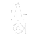 Kuzco Cumulus Minor PD80324-WH-UNV 24 Inch LED Pendant 1