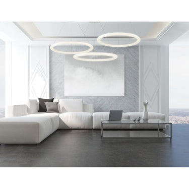 Kuzco Cumulus Minor PD80332-WH-UNV-010 32 Inch LED Pendant 1