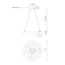 Kuzco Cumulus PD80718-UNV 18 Inch LED Pendant 2