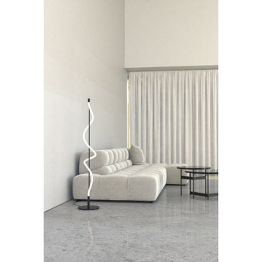 Kuzco Cursive FL95360-BK 12 Inch LED Floor Lamp 1