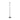 Kuzco Cursive FL95360-BK 12 Inch LED Floor Lamp