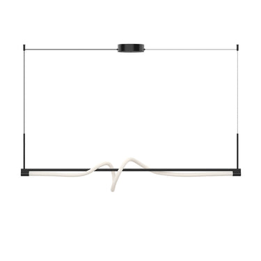 Kuzco Cursive LP95354-BK-UNV 54 Inch LED Linear Pendant 1