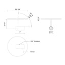 Kuzco Downey SF15001 2 Inch LED Semi-Flush Mount 2
