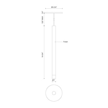 Kuzco Elixir PD15415 15 Inch LED Pendant 2