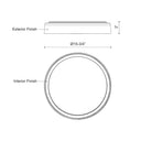 Kuzco Essex FM43916 16 Inch LED Flush Mount 2