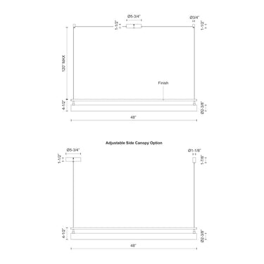Kuzco Gramercy LP70148-BK-UNV 48 Inch LED Linear Pendant 3