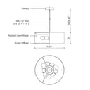Kuzco Gregory 41073 15 Inch Pendant 2
