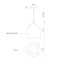 Kuzco Helena 49108 8 Inch Pendant 2