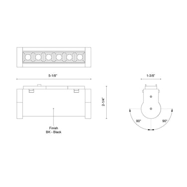 Kuzco Holo Shift TRS69305-4K 5 Inch Trilo Track Directional Light 1