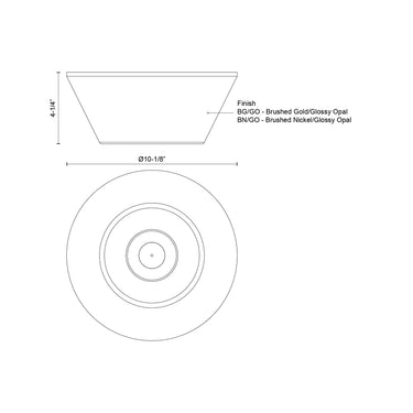 Kuzco Holt FM45710 10 Inch LED Flush Mount 2