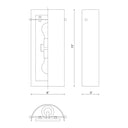 Kuzco Hudson 60332 13 Inch Wall Sconce 2