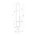 Kuzco Huron FL95150 52 Inch LED Floor Lamp 2