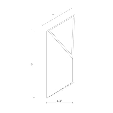 Kuzco Indio EW60312 12 Inch LED Exterior Wall Sconce 1