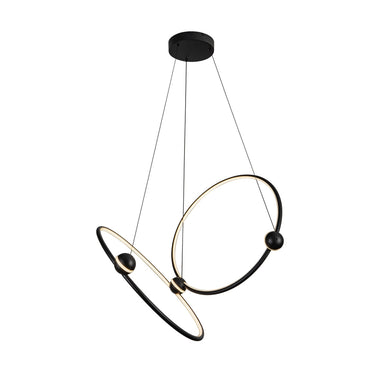 Kuzco Isho CH17702-BK-UNV 2 Head LED Chandelier