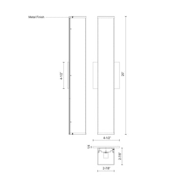 Kuzco Jane VL62220 20 Inch LED Vanity Light 2