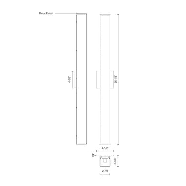 Kuzco Jane VL62236 36 Inch LED Vanity Light 3