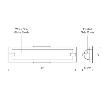 Kuzco Lighthouse VL0118 18 Inch LED Vanity Light 1