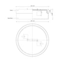 Kuzco Lomita 52022BN 12 Inch Flush Mount 2