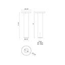 Kuzco Lorna 12-in (2-in Dia.) Ceiling Mount 5