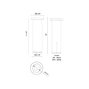 Kuzco Lorna 12-in (3-in Dia.) Ceiling Mount 4