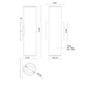 Kuzco Lorna 12-in (3-in Dia.) Wall Sconce Up/Down Light 5