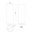 Kuzco Lorna 12-in (4-in Dia.) Flush Mount 3