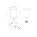 Kuzco Lorna 4-in (3-in Dia.) Ceiling Mount 4