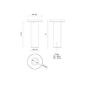 Kuzco Lorna 8-in (2-in Dia.) Ceiling Mount 5