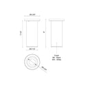 Kuzco Lorna 8-in (3-in Dia.) Ceiling Mount 4