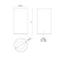 Kuzco Lorna 8-in (4-in Dia.) Flush Mount 4