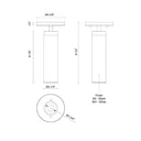 Kuzco Lorna 9-in (2-in Dia.) Adjustable Ceiling Mount 5