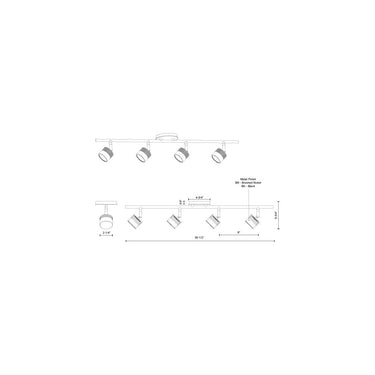 Kuzco Lyra TR10031 30 Inch LED Track Light 3
