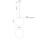 Kuzco Marco PD34212-BK/OP 12 Inch Pendant 4