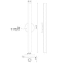 Kuzco Mason WS90424 24 Inch LED Wall Sconce 4