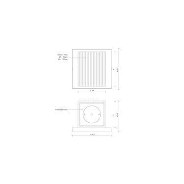 Kuzco Mavis EW4405 5 Inch LED Exterior Wall Sconce 2
